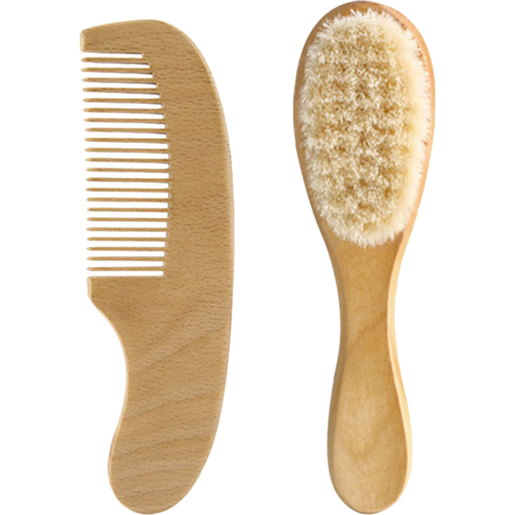 1Set Brush and Wooden Comb Set - Skincare Newborn review and price