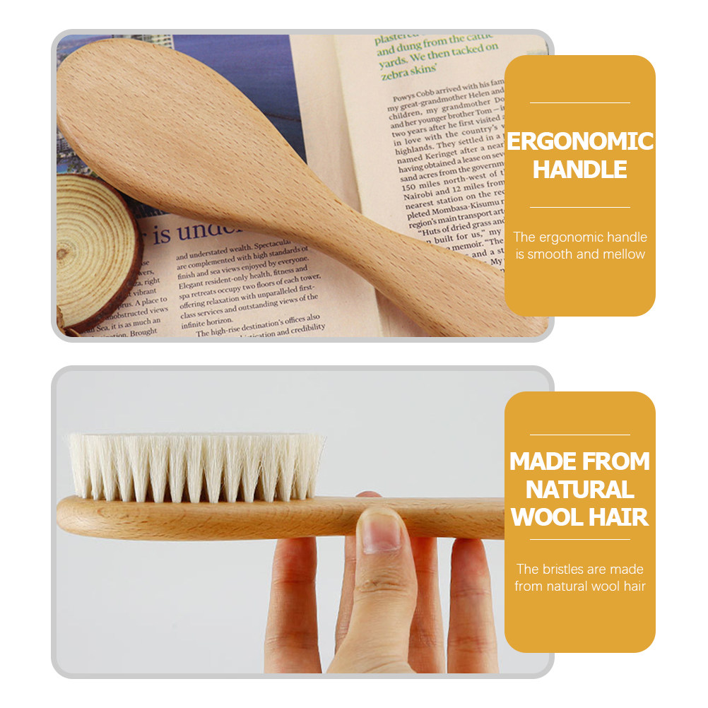1Set Brush and Wooden Comb Set - Skincare Newborn review and price