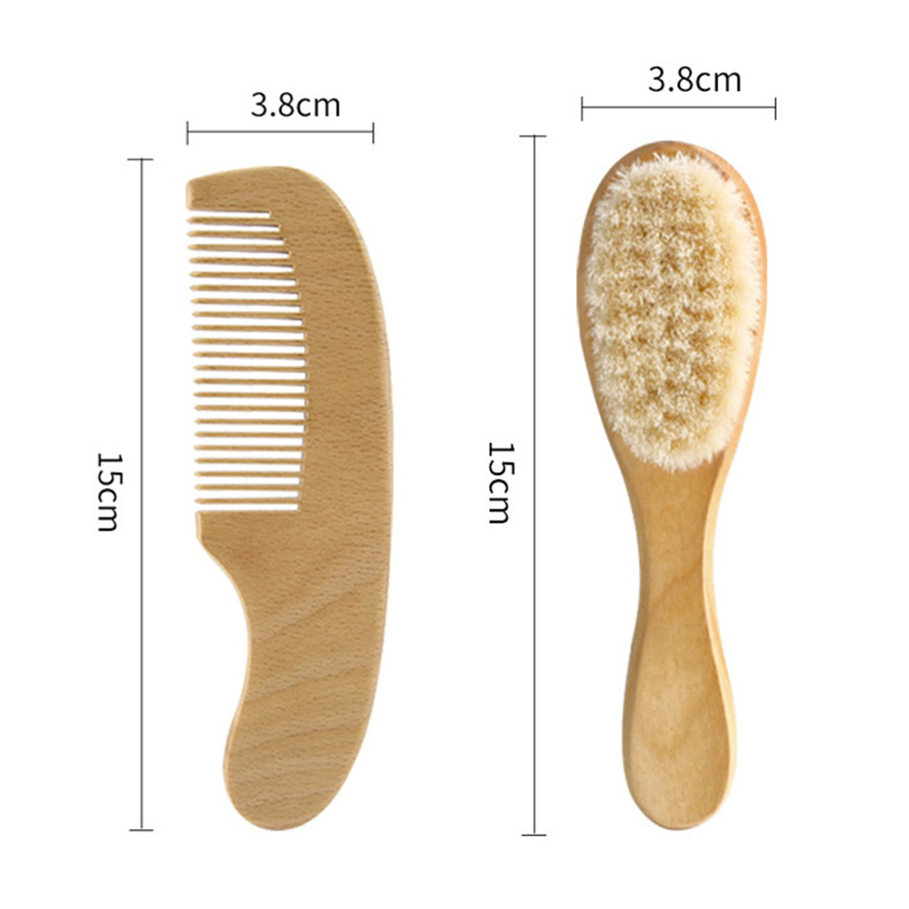 1Set Brush and Wooden Comb Set - Skincare Newborn review and price