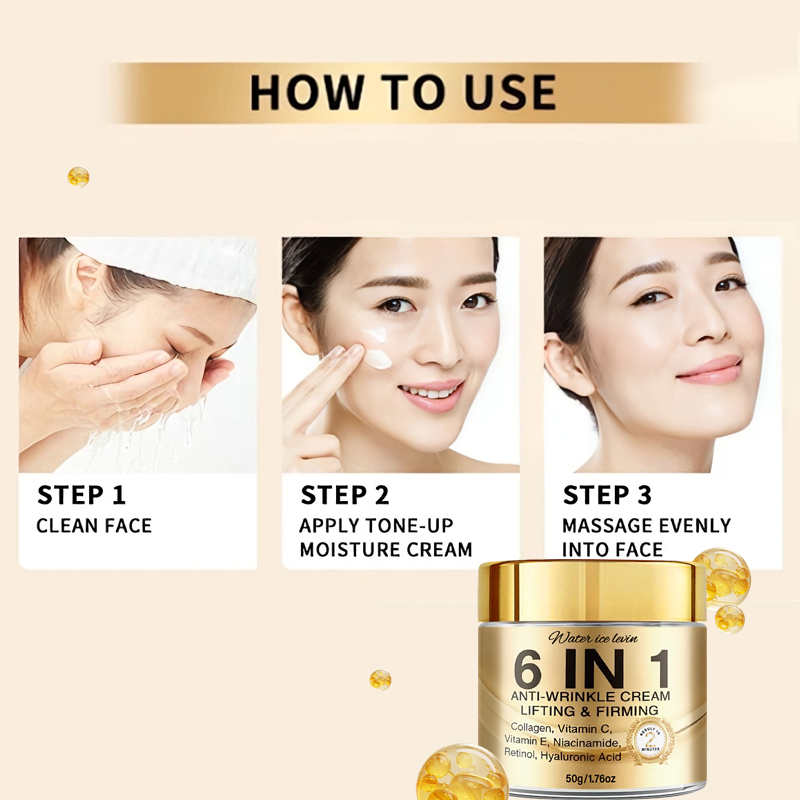 6-In-1 Anti-Wrinkle Cream. Lif - Retinol Vitamin A Cream review and price