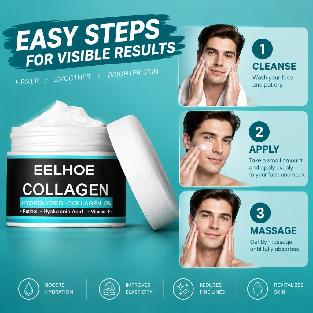 30g Male Collagen Hydrating Cr - Retinol Vitamin A Cream review and price