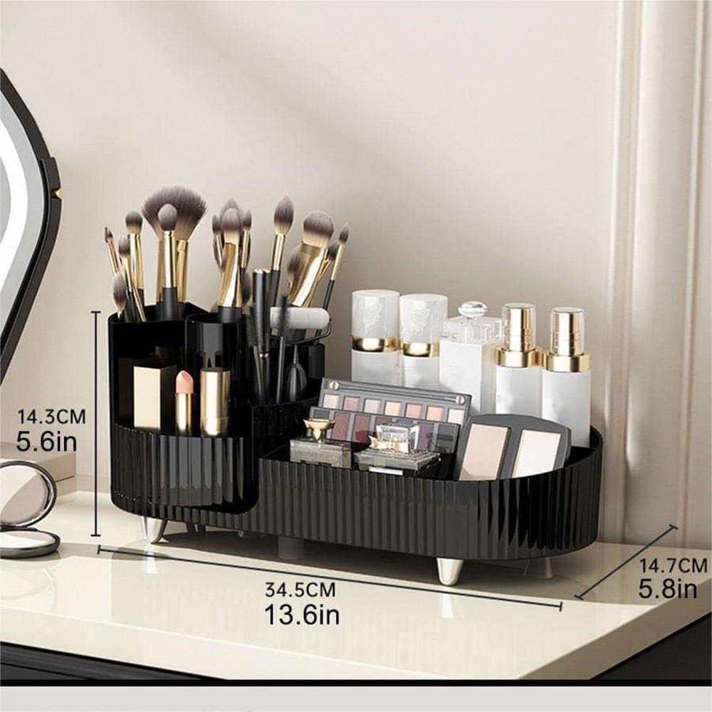 360° Rotatable Makeup Storage  - Skincare B Erl review and price