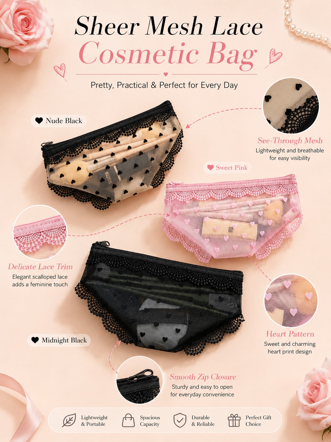 Lace sexy transparent makeup b - Skincare B Erl review and price